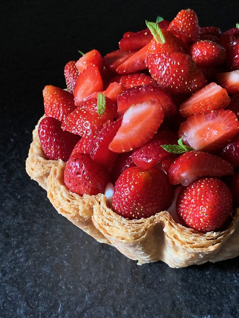 tarte aux fraises