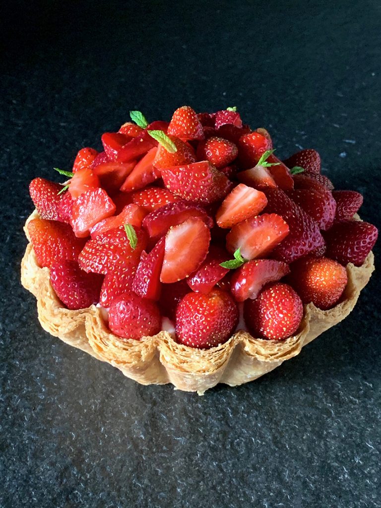 tarte aux fraises
