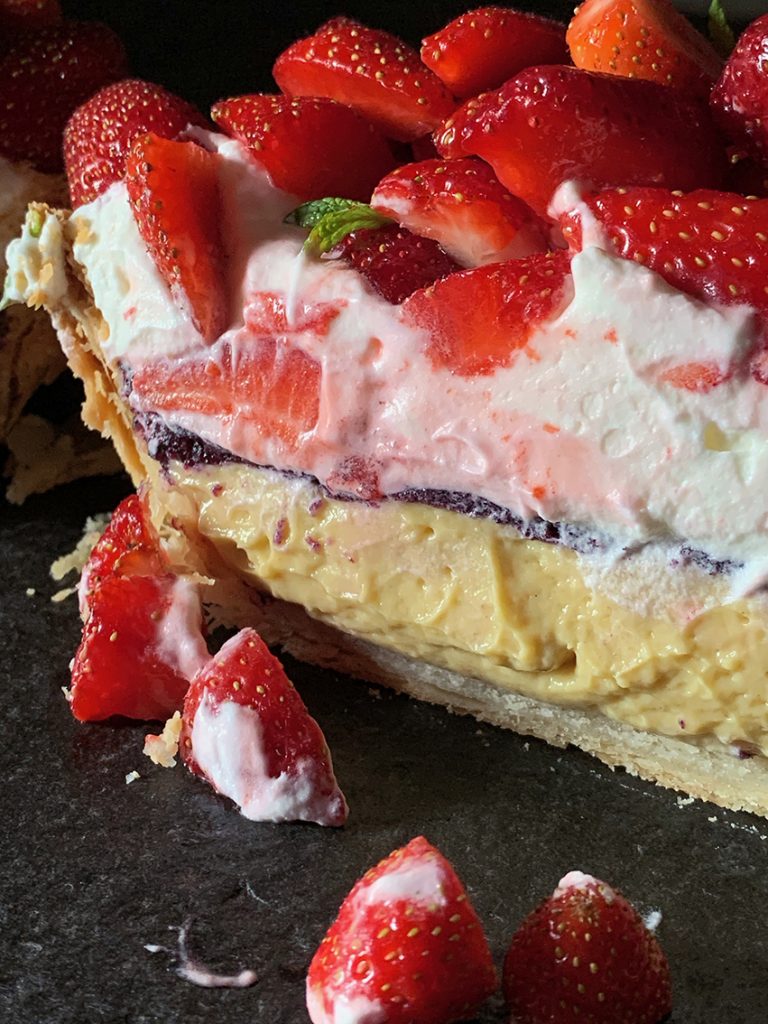 tarte aux fraises